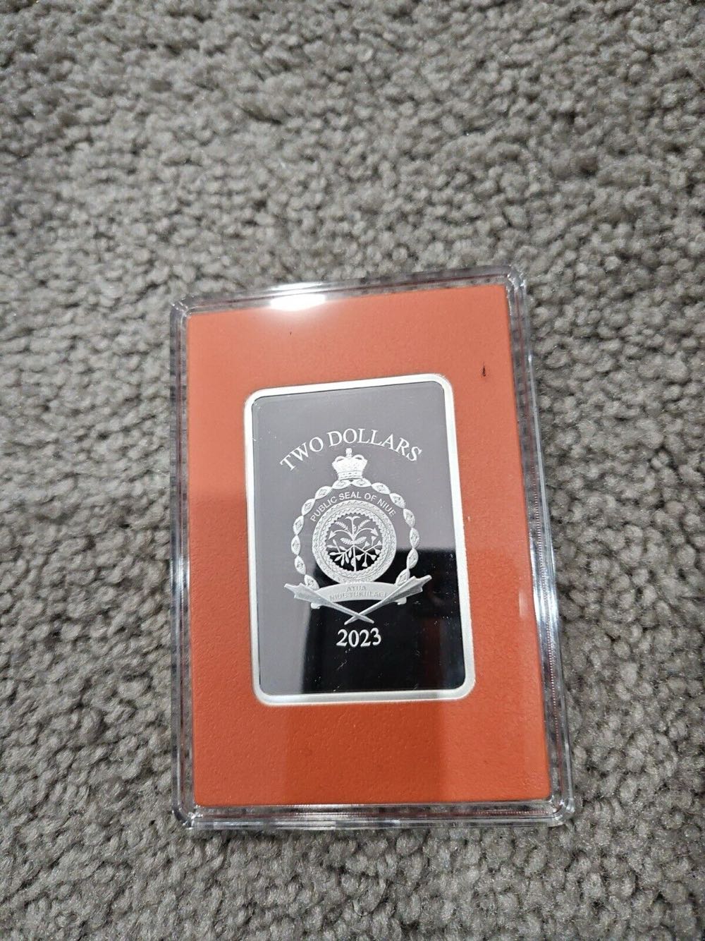 2023 NIUE $2 Marvel NZ Mint Trading Coin ROCKET RACCOON Silver Coin coin collectible - Main Image 2