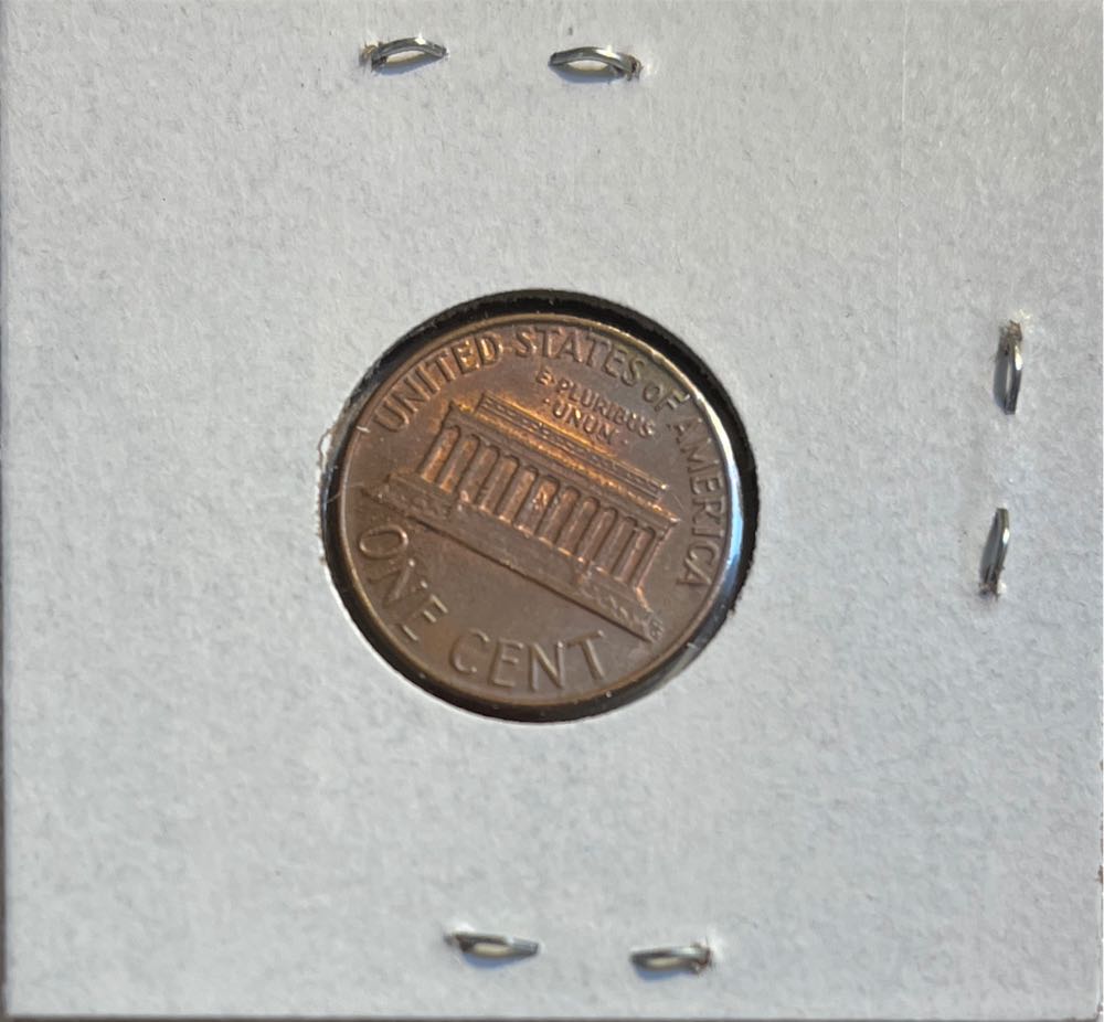 American 1976 D 1 Cent “Lincoln Memorial Cent” Penny  coin collectible - Main Image 2