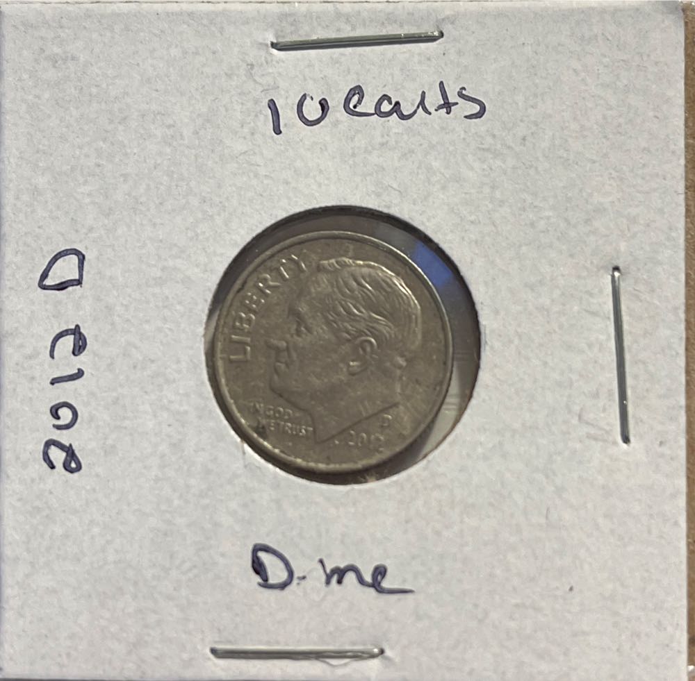 American 2012 D 10 Cent Roosevelt Dime  coin collectible - Main Image 1