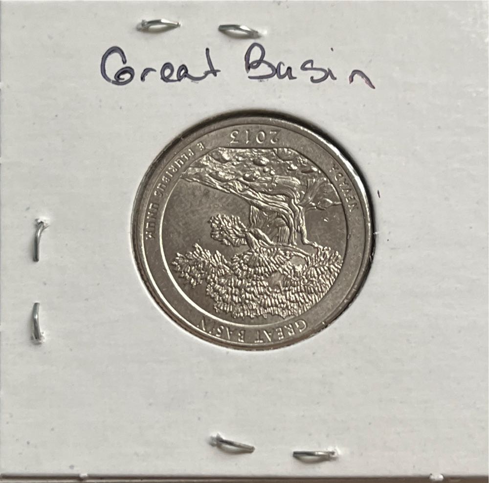 American 2013 P America The Beautiful Great Basin National Park (Nevada) 25 Cent Washington Quarter coin collectible - Main Image 2
