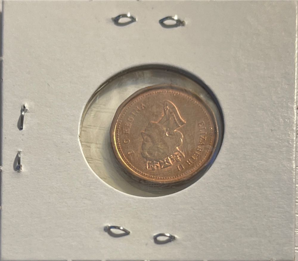 Canadian 1995 Elizabeth II 1 Cent Penny  coin collectible - Main Image 2