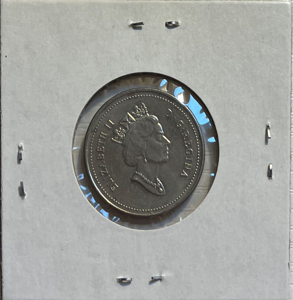 Canadian 1998 Elizabeth II 5 Cent Nickel  coin collectible - Main Image 2