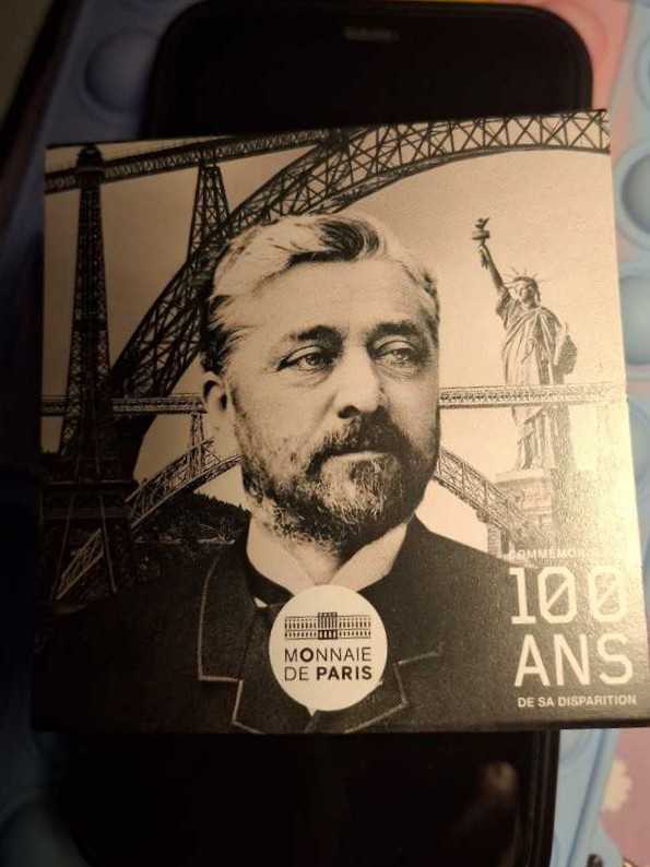 Gustave Eiffel - Maria Pia Bridge - Centenary of his death  coin collectible - Main Image 3
