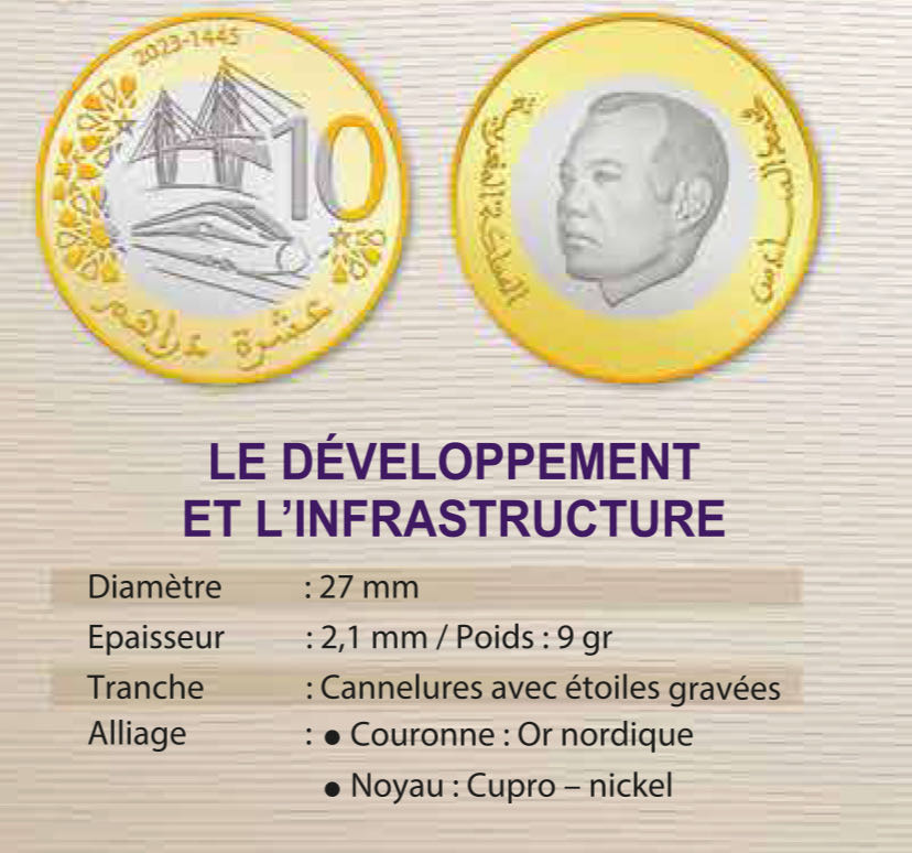 Development - ONCF Al Boraq Alstom RGV2N2   coin collectible - Main Image 3