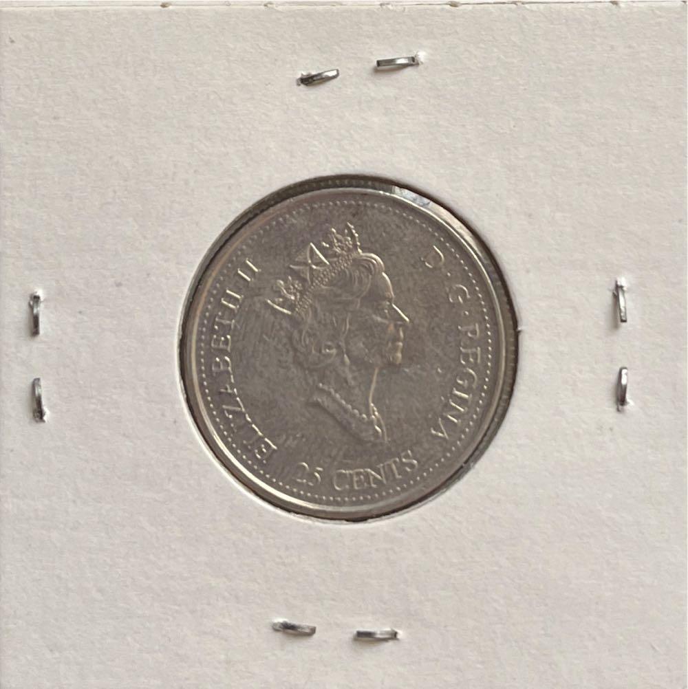 Canadian 2000 Elizabeth II Freedom 25 Cent Quarter  coin collectible - Main Image 2