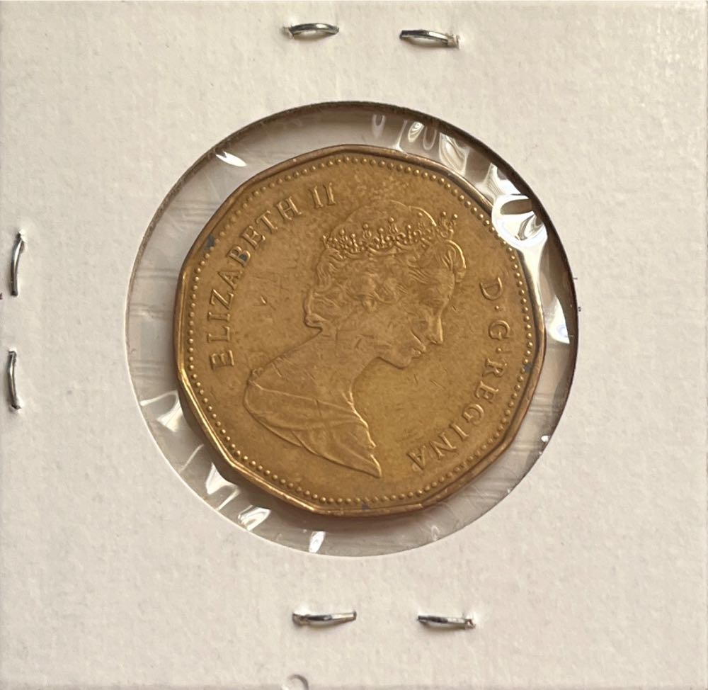 Canadian 1988 Elizabeth II 1 Dollar Loonie Coin  coin collectible - Main Image 2