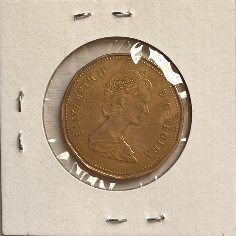 Canadian 1989 Elizabeth II 1 Dollar Loonie Coin  coin collectible - Main Image 2