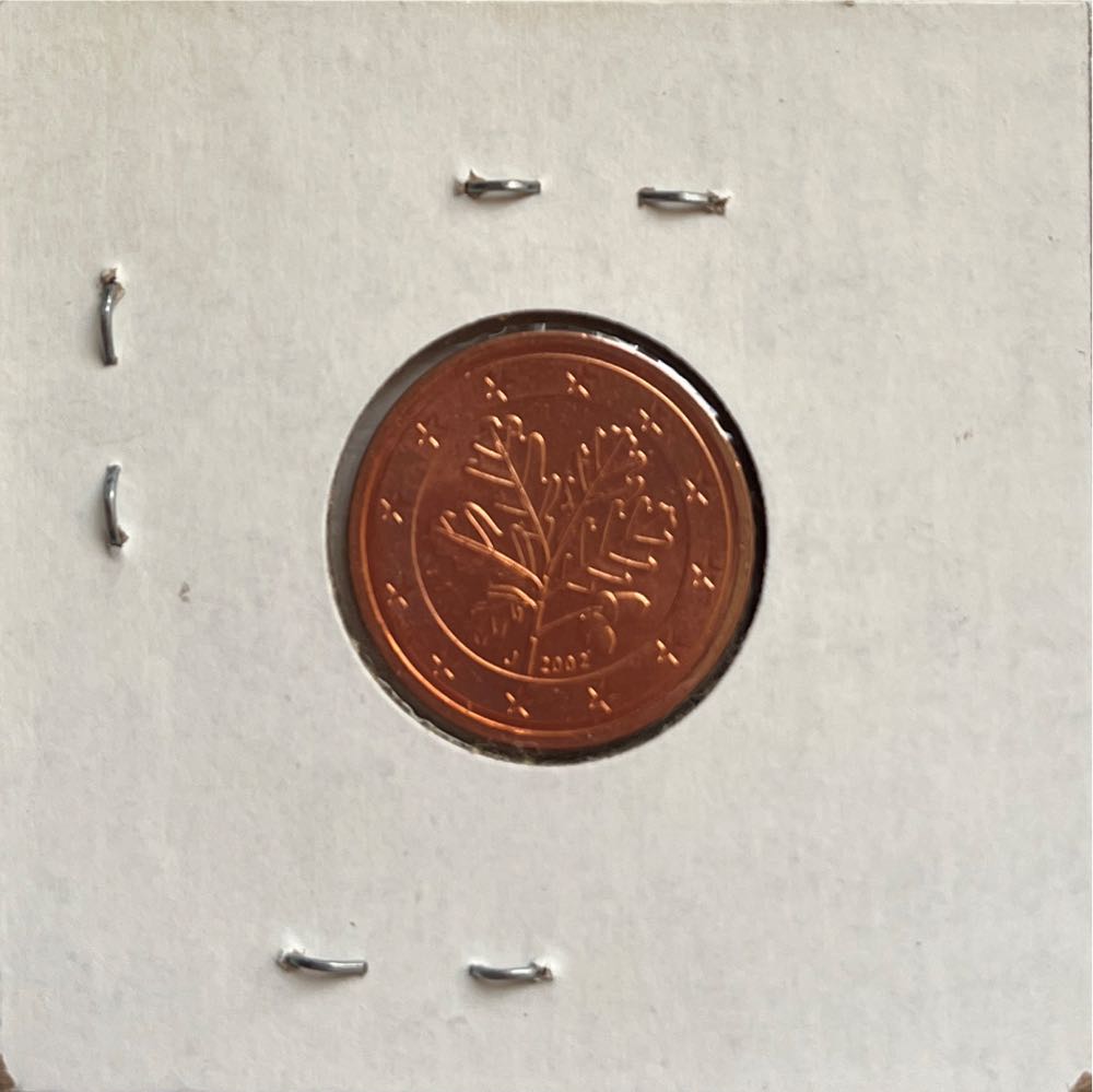German 2002 J 2 Euro Cent  coin collectible - Main Image 2