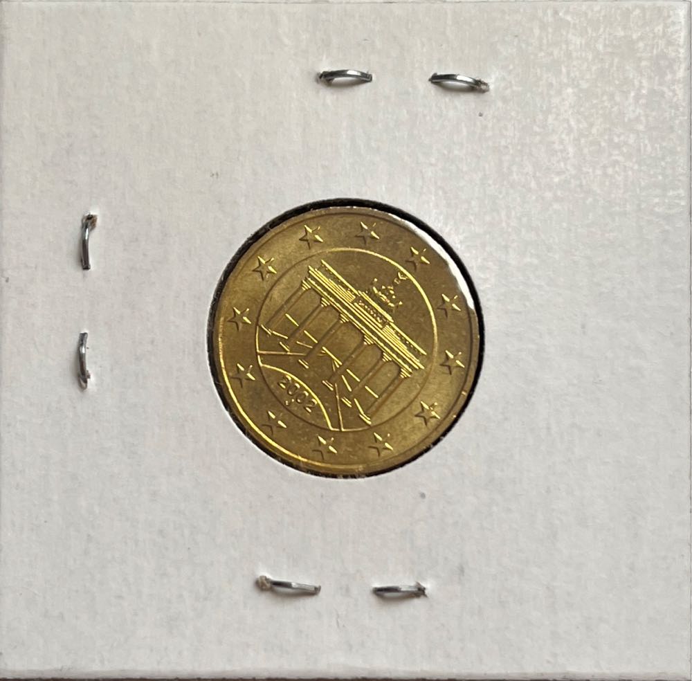 German 2002 J 10 Euro Cent (1st Map)  coin collectible - Main Image 2