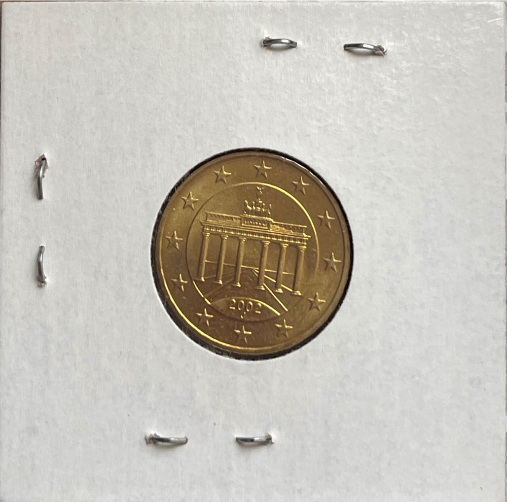 German 2002 J 10 Euro Cent (1st Map)  coin collectible - Main Image 2