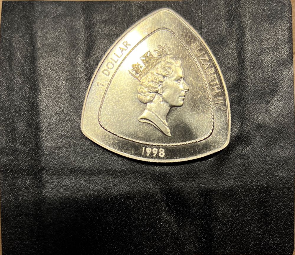 Bermuda $1 Triangle Coin - 1998  coin collectible - Main Image 2