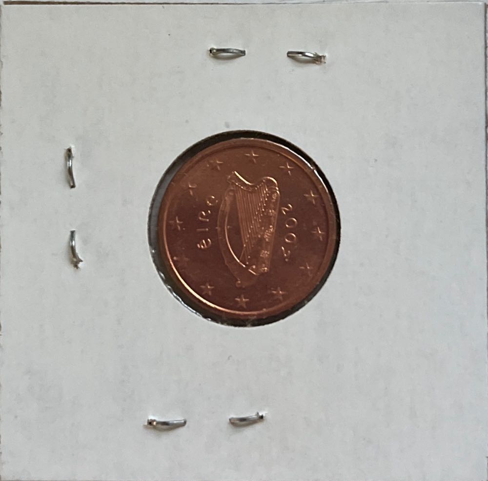 Irish 2002 2 Euro Cent  coin collectible - Main Image 2