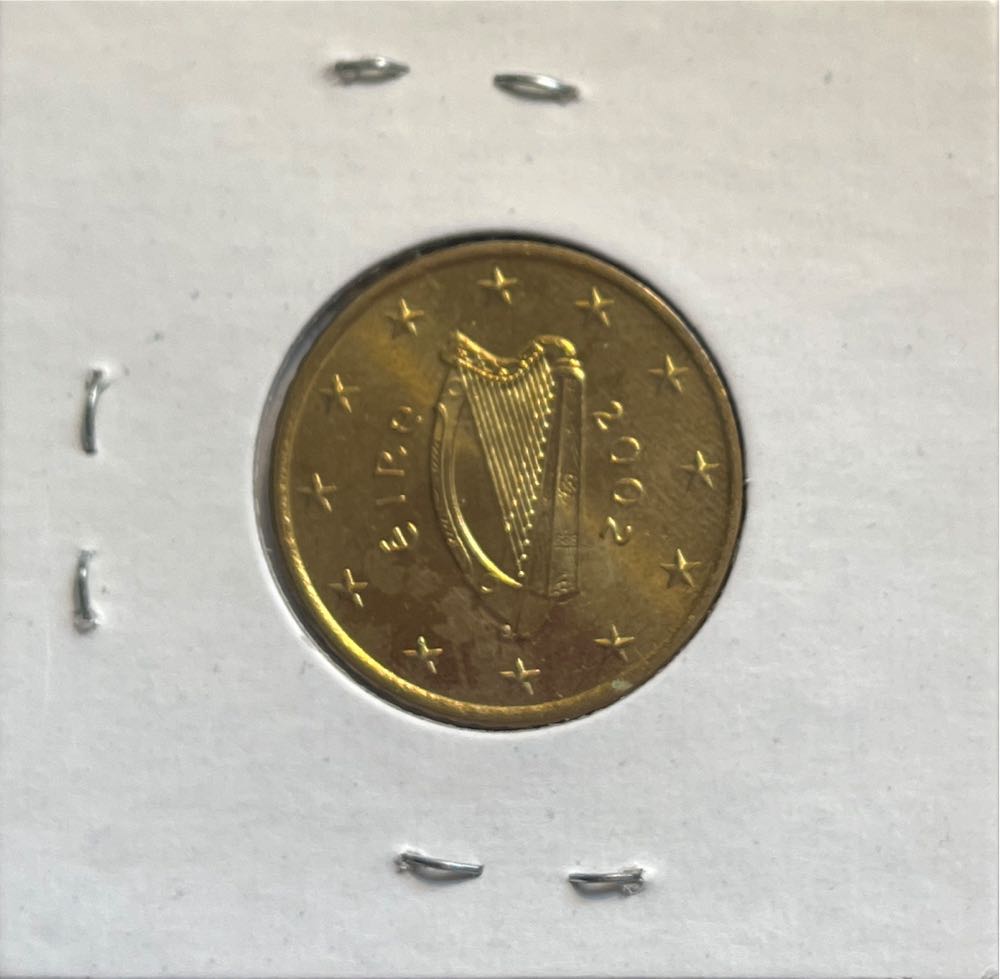 Irish 2002 50 Euro Cent (1st Map)  coin collectible - Main Image 2