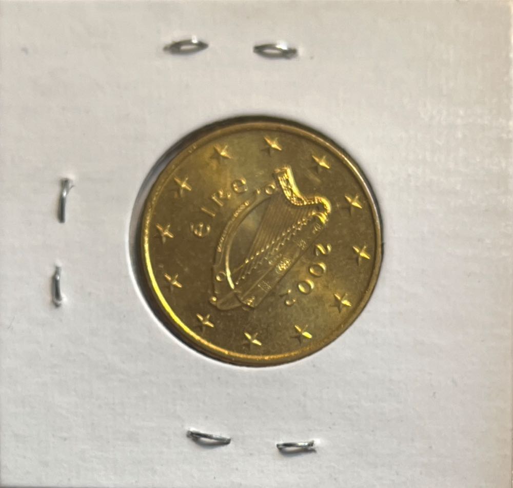 Irish 2002 50 Euro Cent (1st Map)  coin collectible - Main Image 2