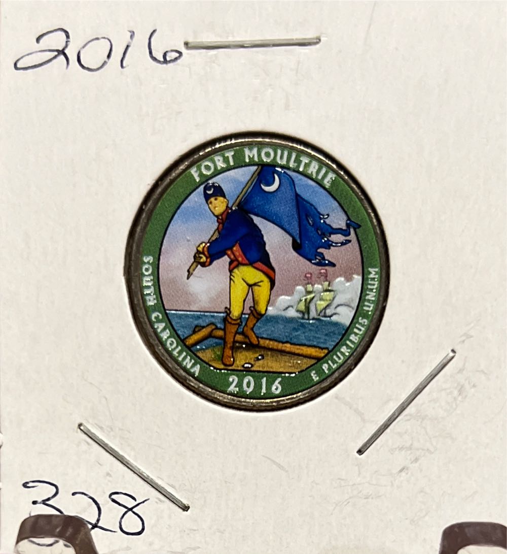 2016 P South Carolina Fort Moultrie  coin collectible - Main Image 1