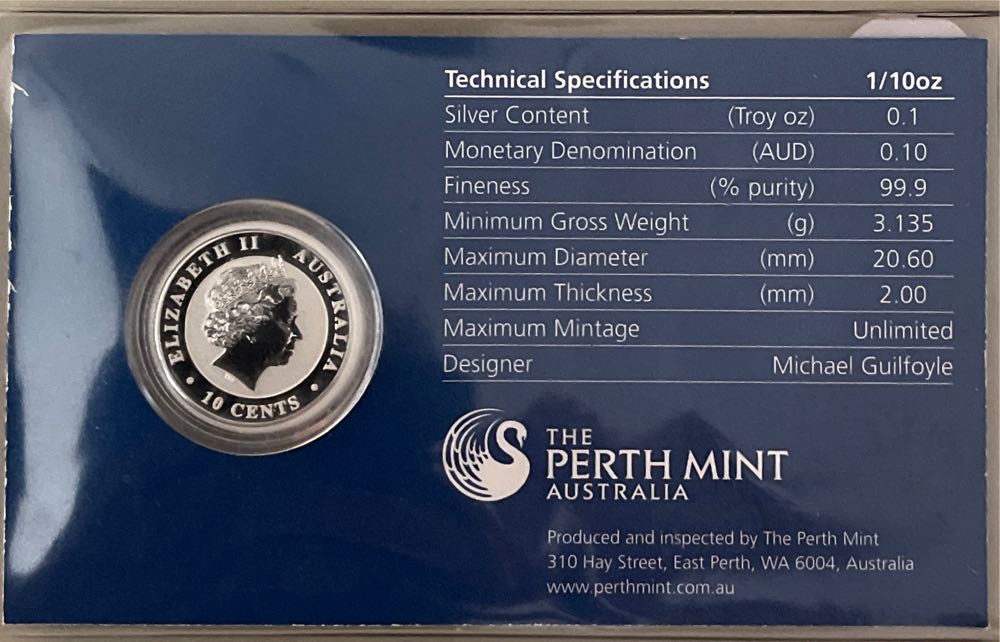 2014 Australian Koala 1/10 oz  coin collectible - Main Image 2