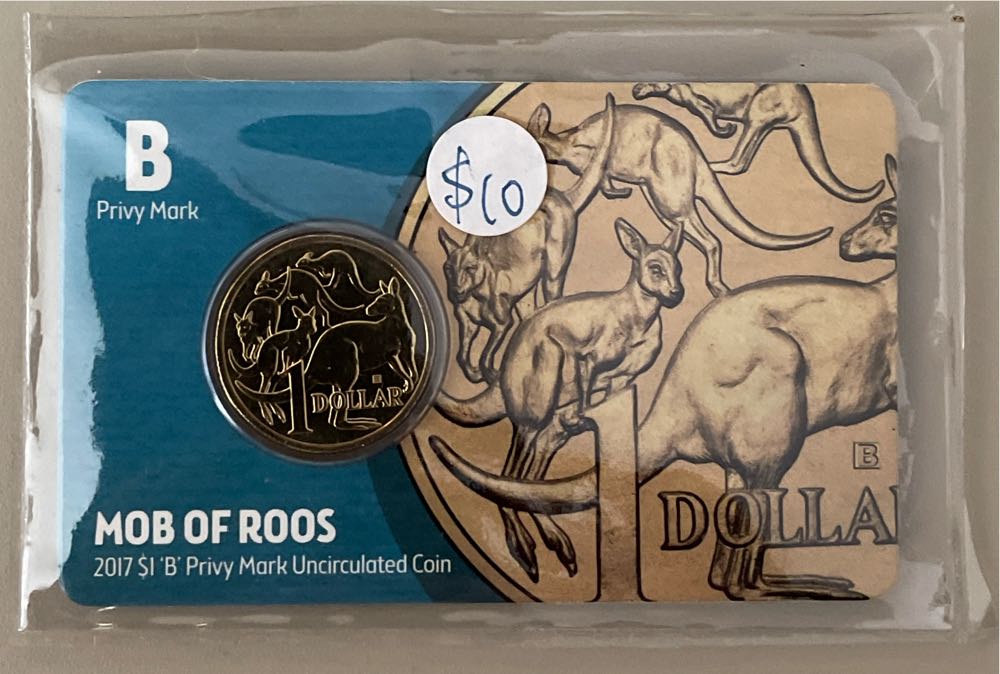 Mob Of Roos $1 Privy Mark  coin collectible [Barcode 9314683115625] - Main Image 2
