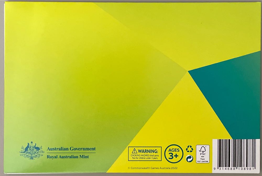 Commonwealth Games Dollar Coloured Set  coin collectible [Barcode 9314688108981] - Main Image 2