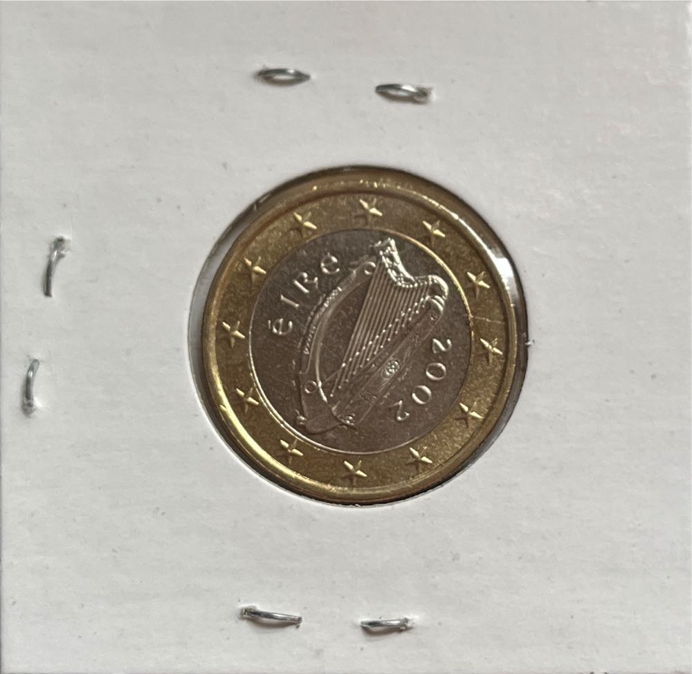 Irish 2002 1 Euro (1st Map)  coin collectible - Main Image 2