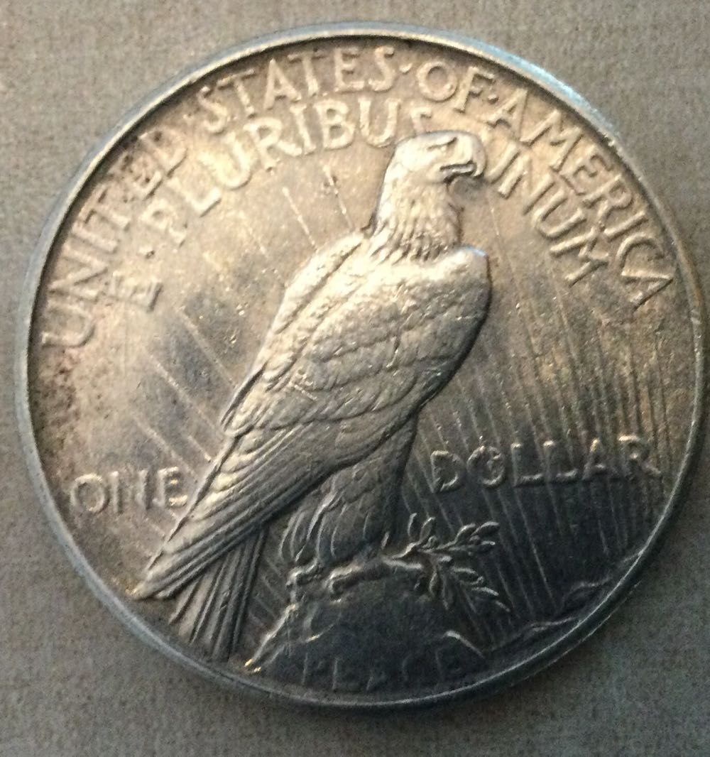 Peace Silver Dollar  coin collectible - Main Image 2