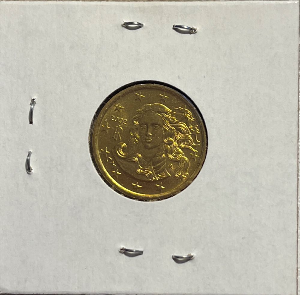 Italian 2002 R 10 Euro Cent (1st Map)  coin collectible - Main Image 2