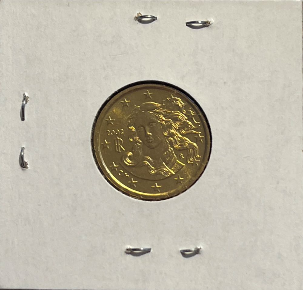 Italian 2002 R 10 Euro Cent (1st Map)  coin collectible - Main Image 2