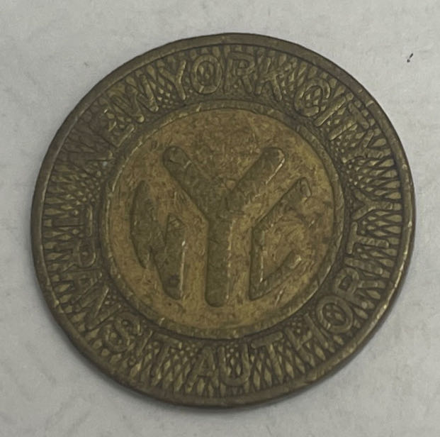 New York City Transit Token 1980-1985  coin collectible - Main Image 2