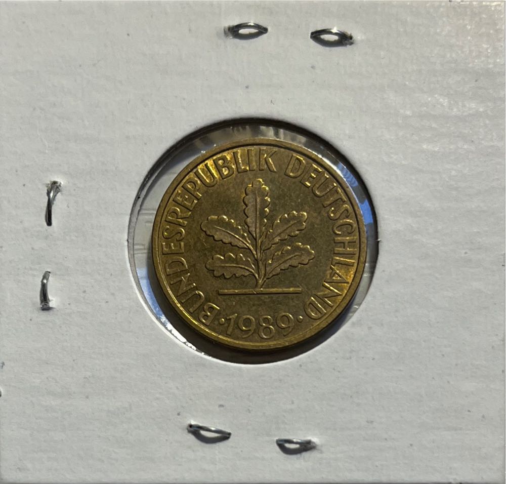 German 1989 J 10 Pfennig  coin collectible - Main Image 2