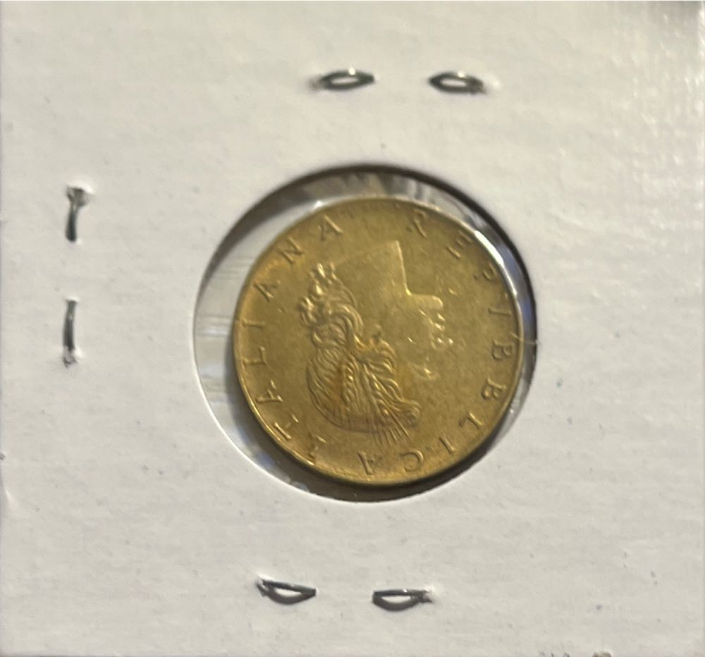 Italian 1980 R 20 Lira  coin collectible - Main Image 2