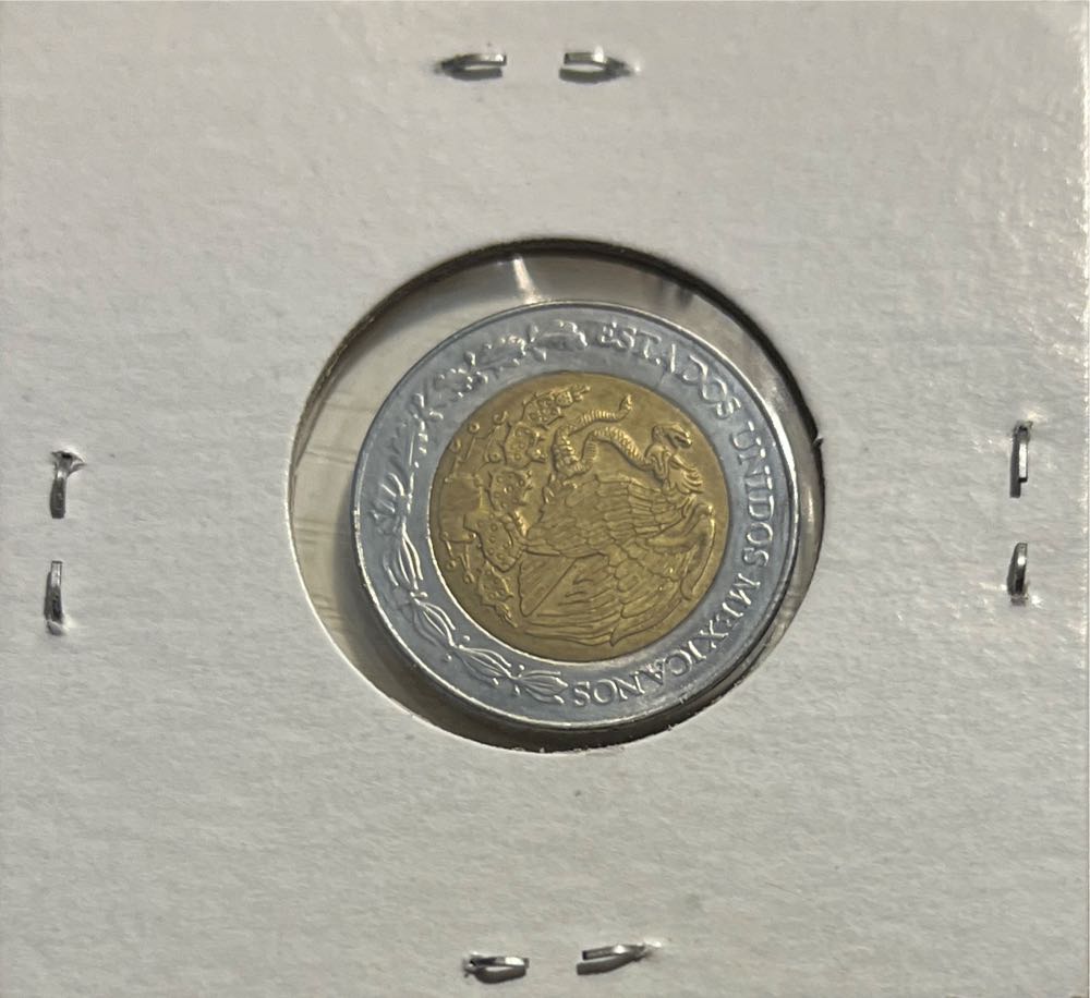 Mexican 1994 Mo 1 Nuevo Peso  coin collectible - Main Image 2