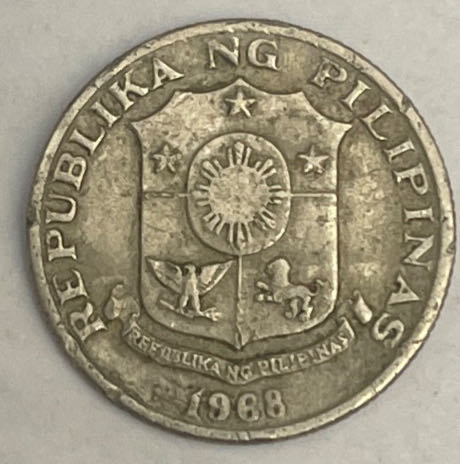 1-Philippines 10 Sentimos, 1968  coin collectible - Main Image 2