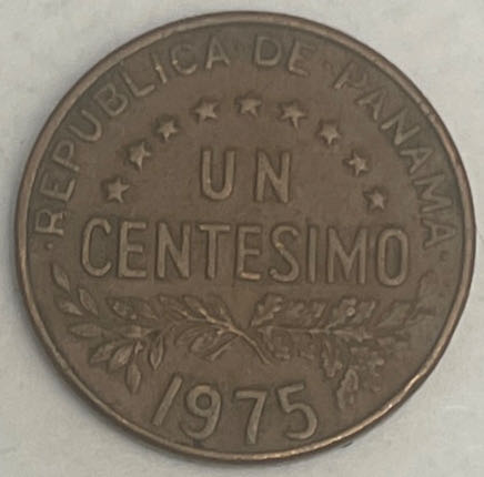 1-Panama 1 Centimos, 1975  coin collectible - Main Image 2