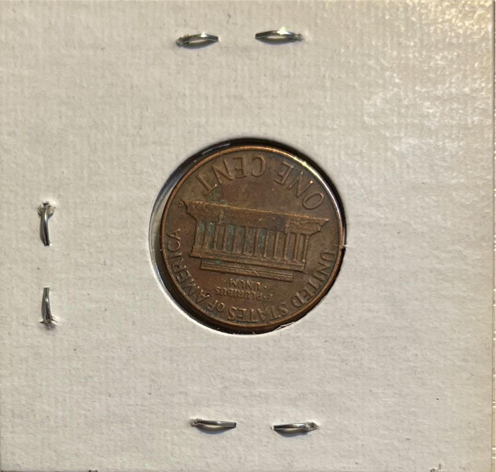 American 1975 1 Cent “Lincoln Memorial Cent” Penny  coin collectible - Main Image 2