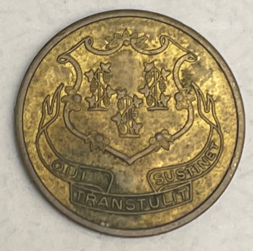 Connecticut Turnpike Token  coin collectible - Main Image 2