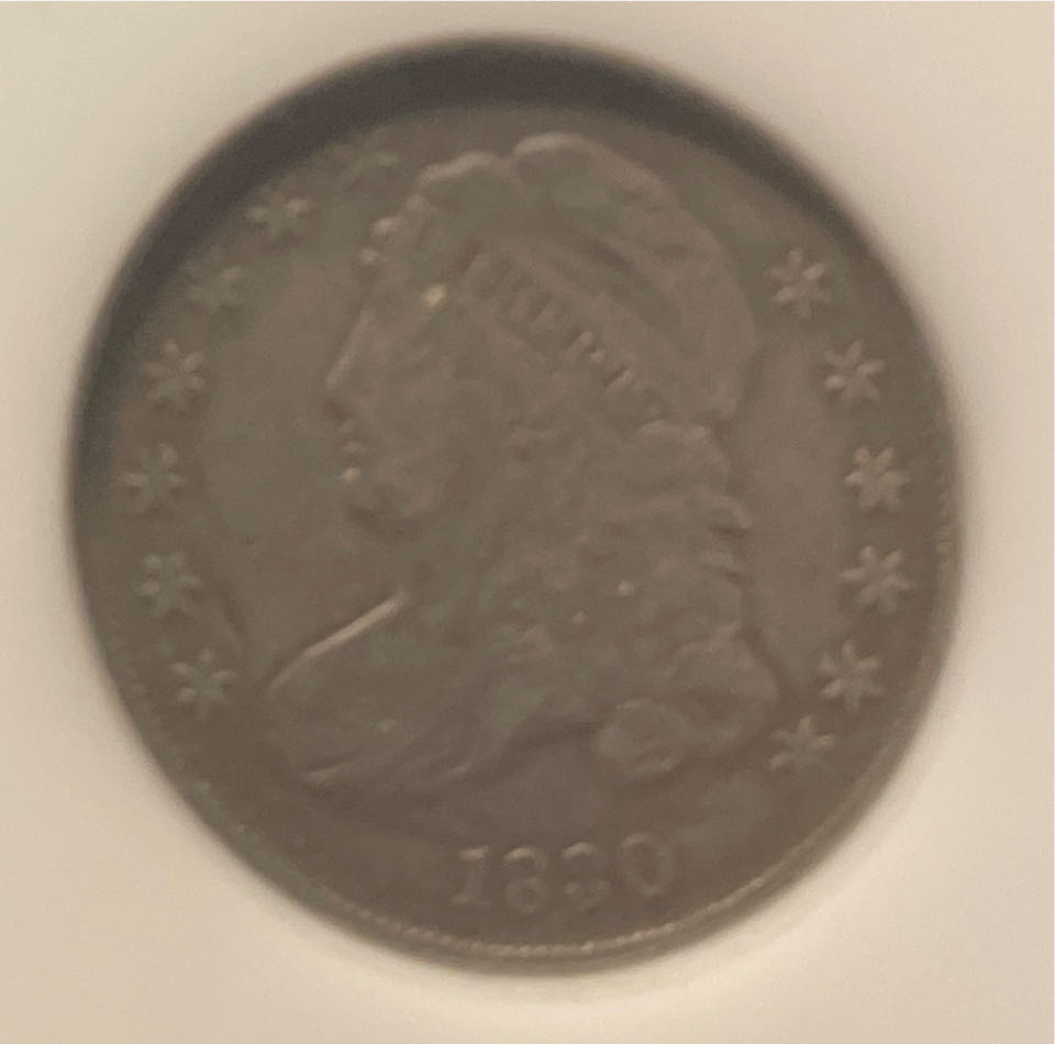1830 Capped Bust Dime  coin collectible - Main Image 3