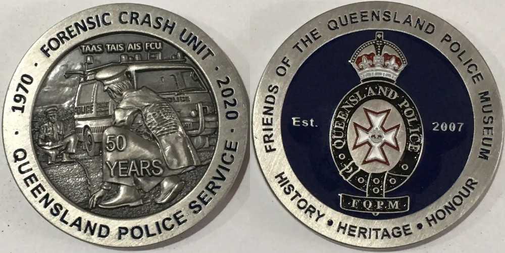 103 2020 FQPM Forensic Crash Unit coin collectible - Main Image 1