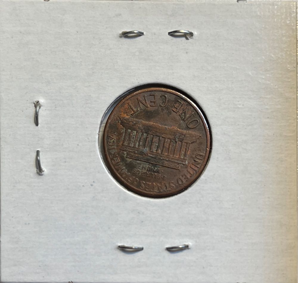 American 1989 1 Cent “Lincoln Memorial Cent” Penny  coin collectible - Main Image 2
