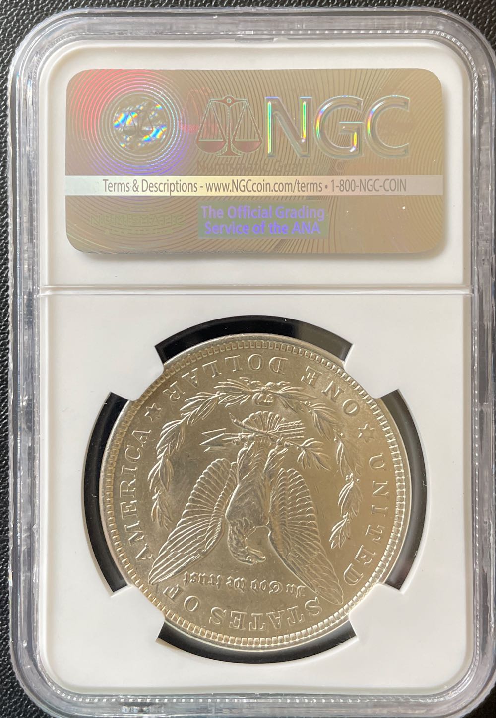 1921 Morgan Dollar MS60  coin collectible - Main Image 2