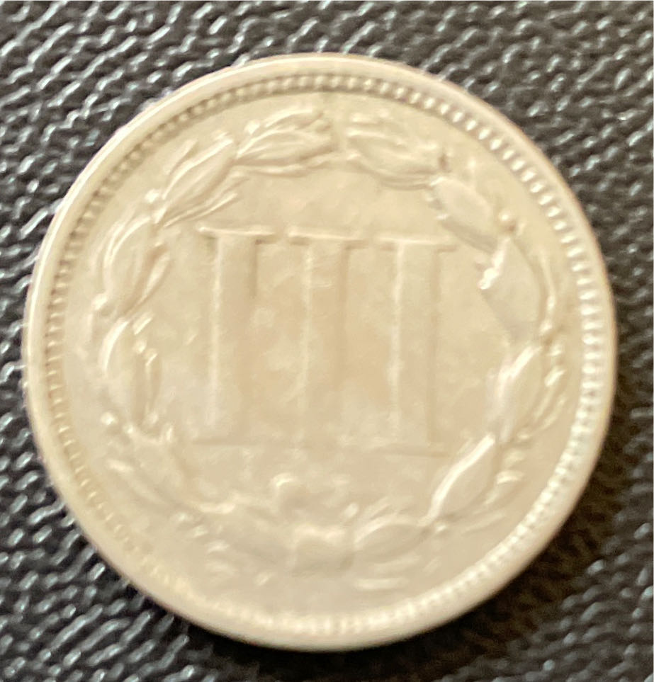 1866 Nickel 3 Cent  coin collectible - Main Image 2