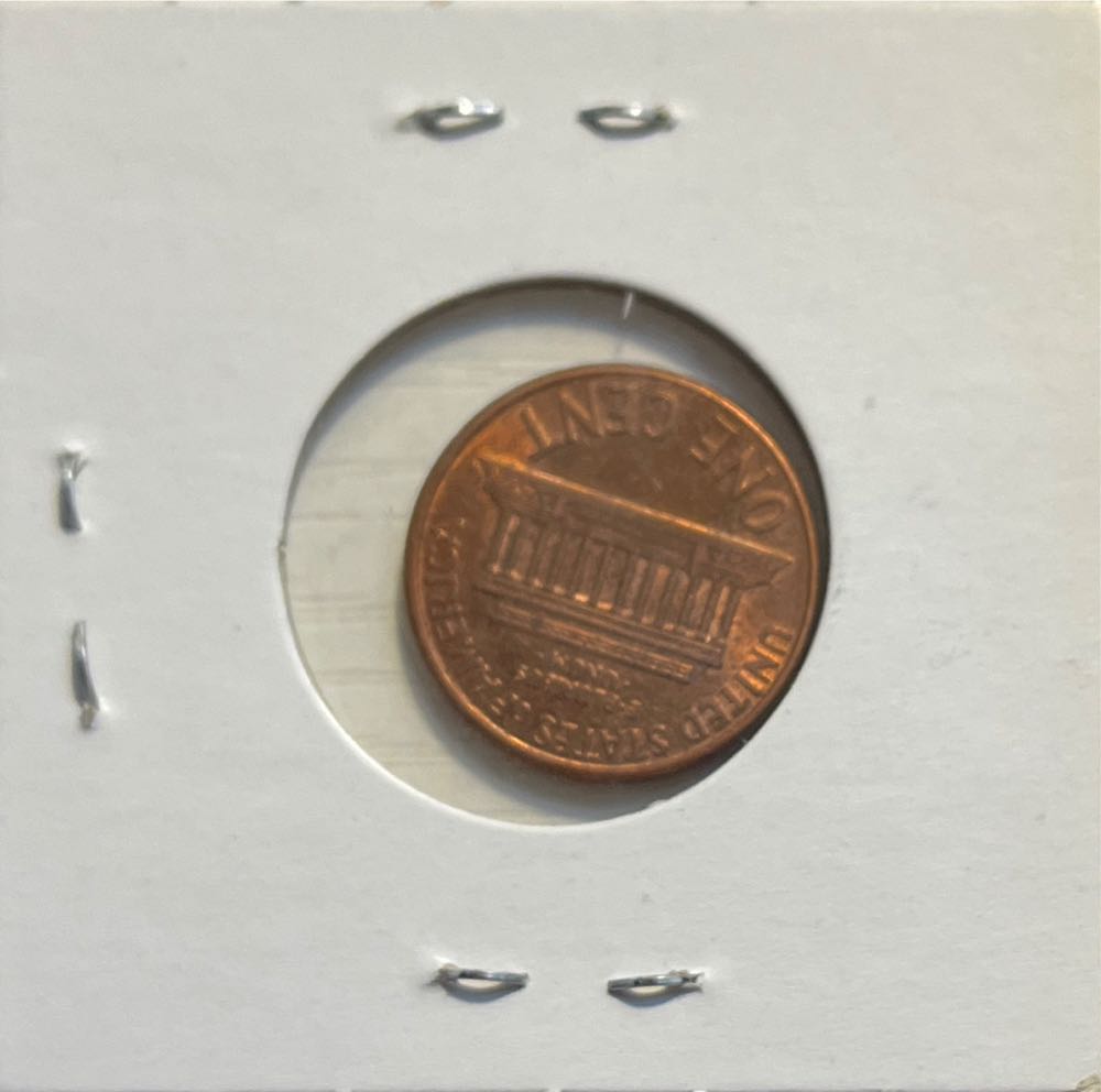 American 1990 1 Cent “Lincoln Memorial Cent” Penny  coin collectible - Main Image 2