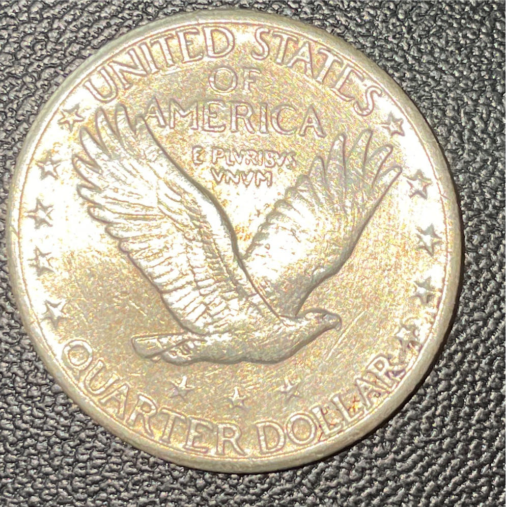1928 S Standing Liberty Quarter  coin collectible - Main Image 2