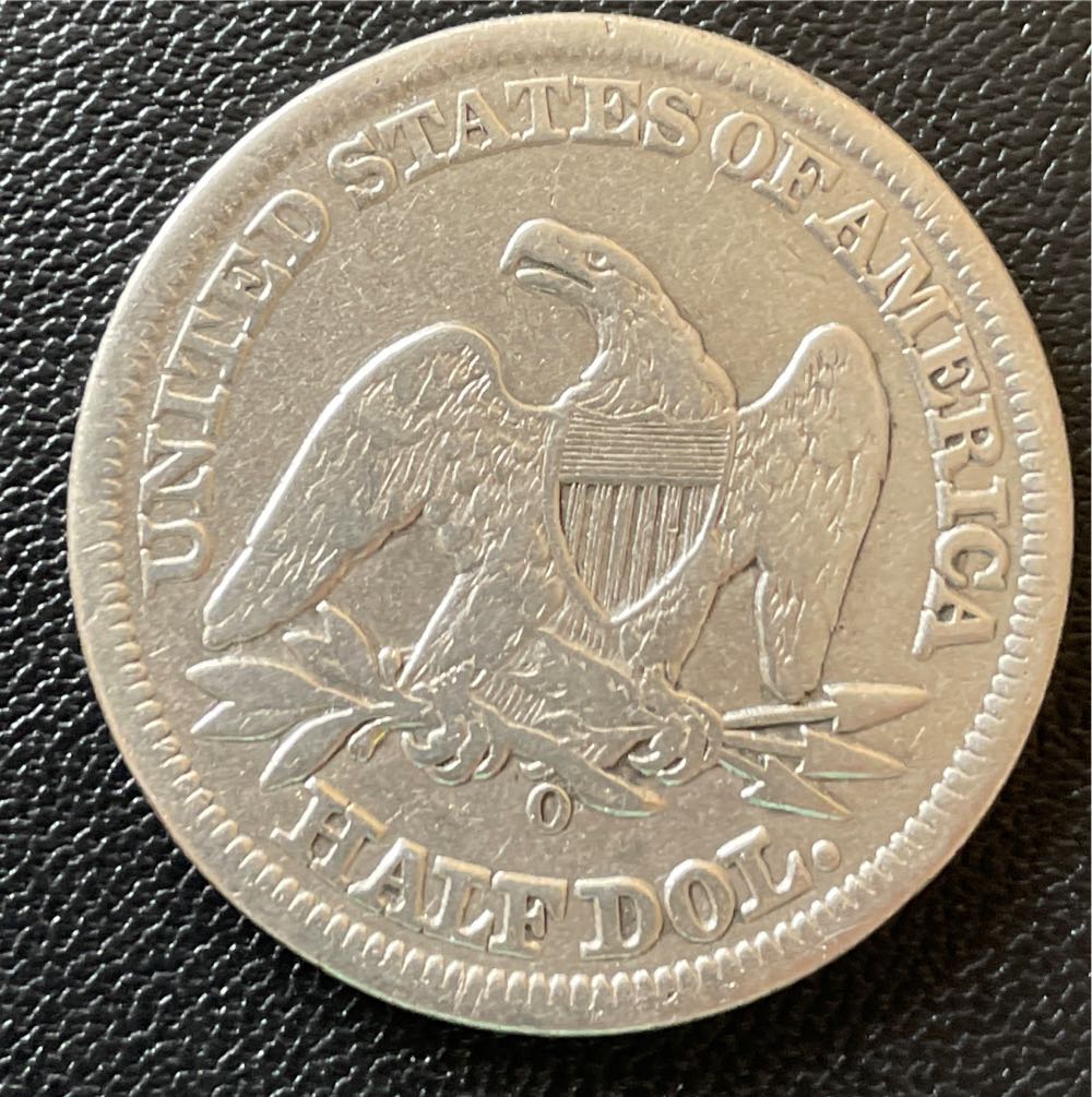 1856 O Seated Liberty Half Dollar  coin collectible - Main Image 2