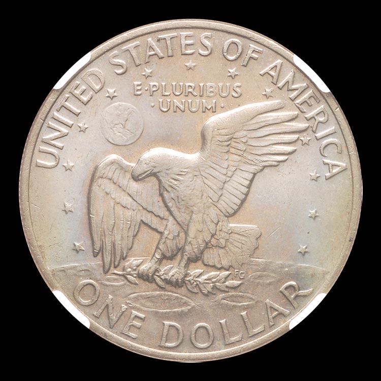 1972 Eisenhower Dollar  coin collectible - Main Image 2