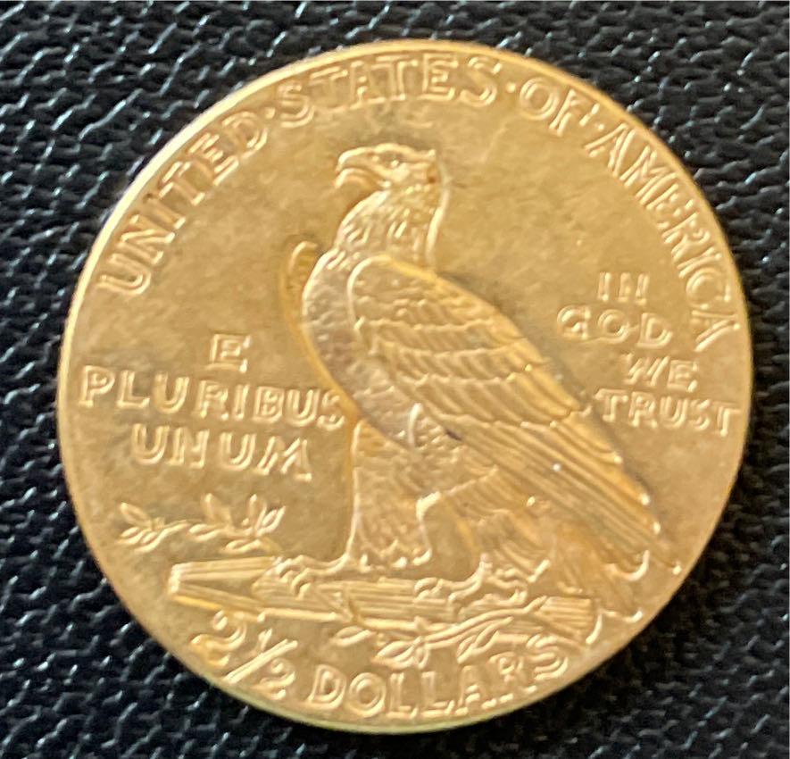 1913 Quarter Eagle Indian Head  coin collectible - Main Image 2