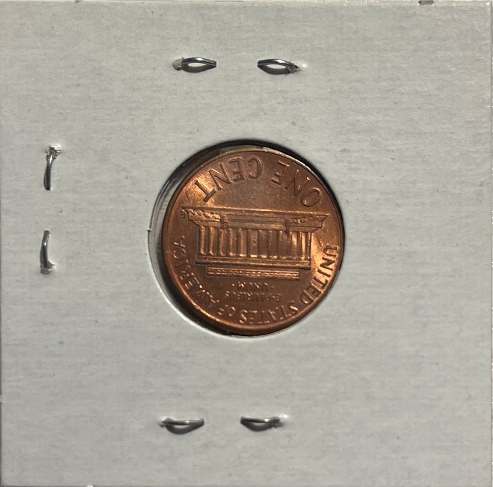 American 1991 D 1 Cent “Lincoln Memorial Cent” Penny  coin collectible - Main Image 2