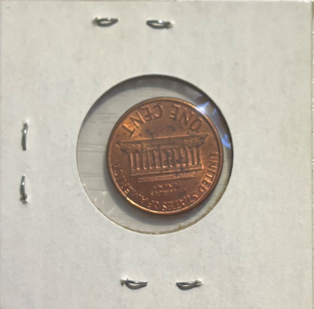 American 1992 1 Cent “Lincoln Memorial Cent” Penny  coin collectible - Main Image 2