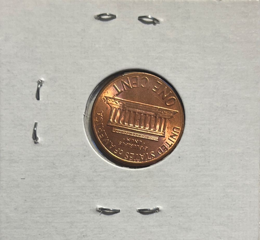American 1992 D 1 Cent “Lincoln Memorial Cent” Penny  coin collectible - Main Image 2