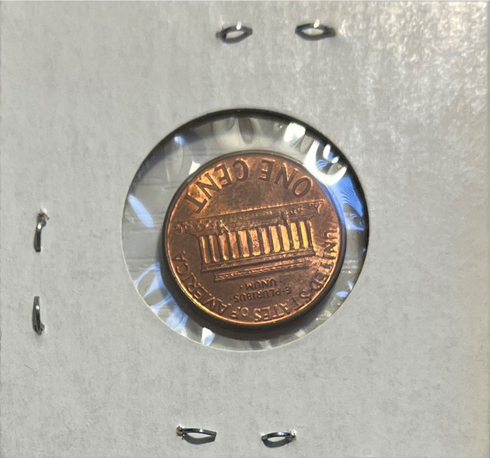 American 1993 1 Cent “Lincoln Memorial Cent” Penny  coin collectible - Main Image 2