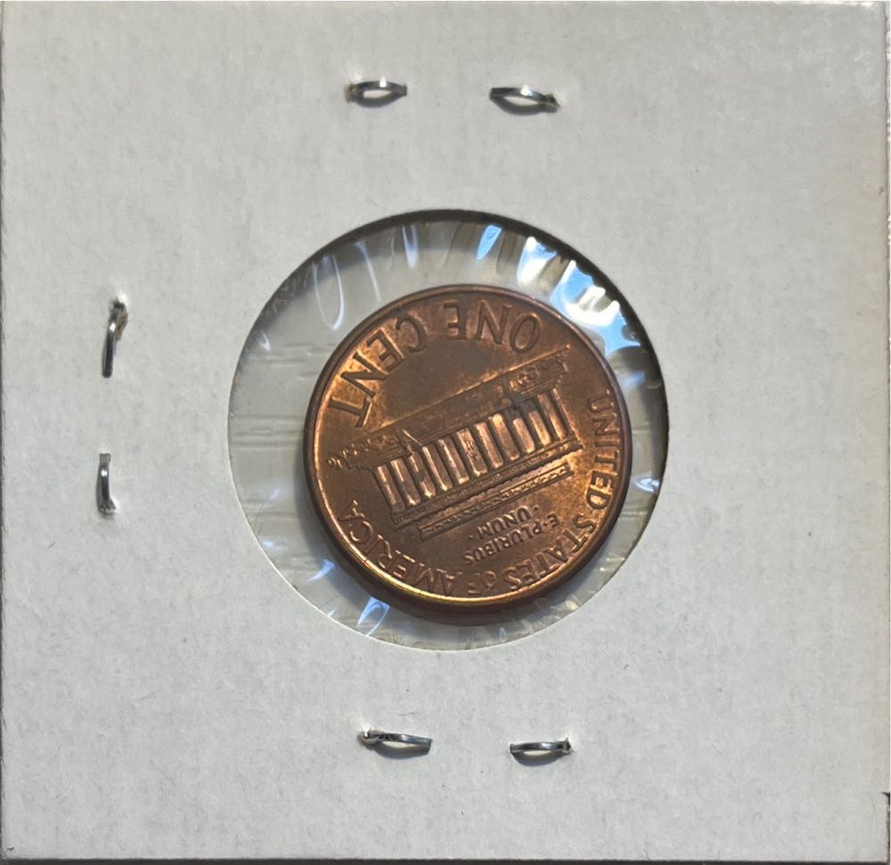 American 1996 1 Cent “Lincoln Memorial Cent” Penny  coin collectible - Main Image 2