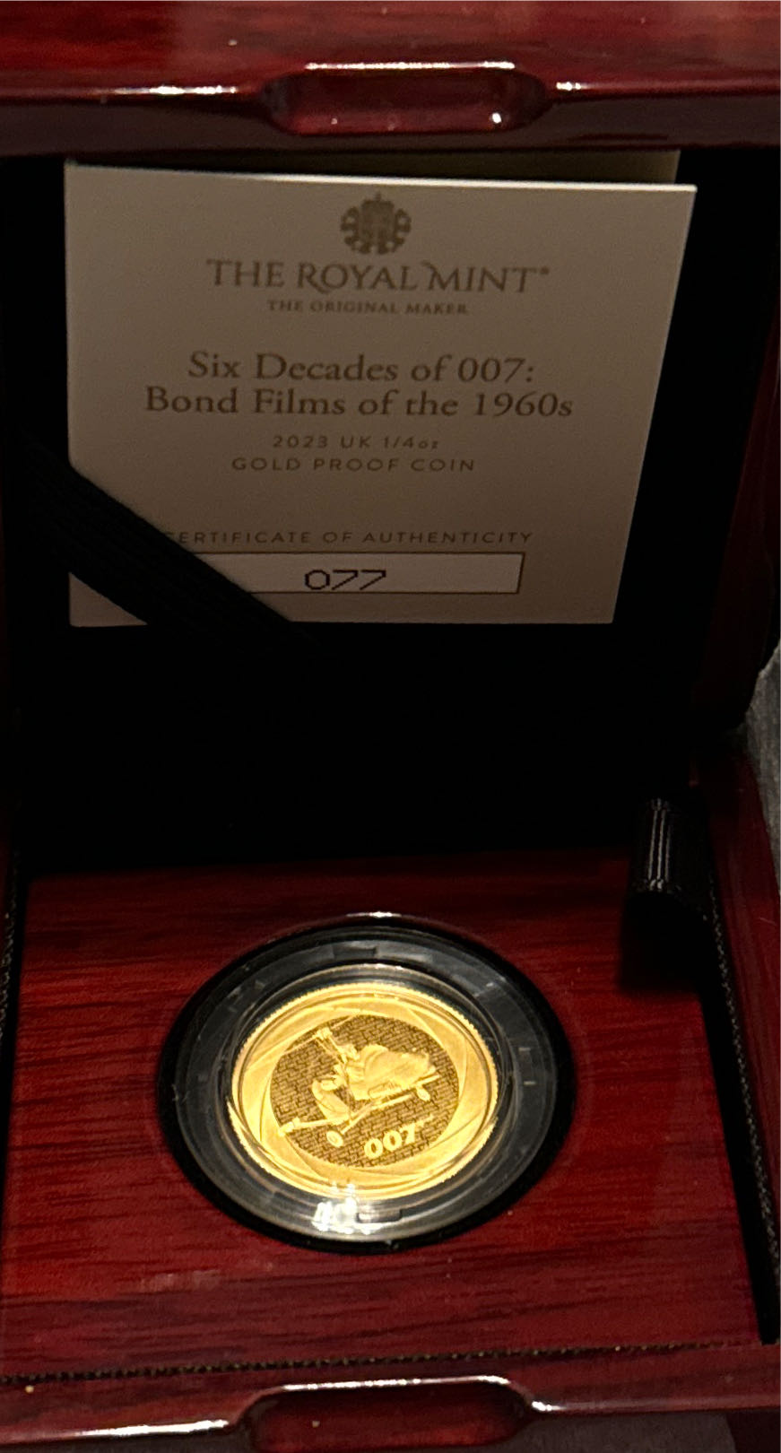 Six Decades Of 007: Bond Films Of The 1960’s  coin collectible [Barcode 5026177608554] - Main Image 2
